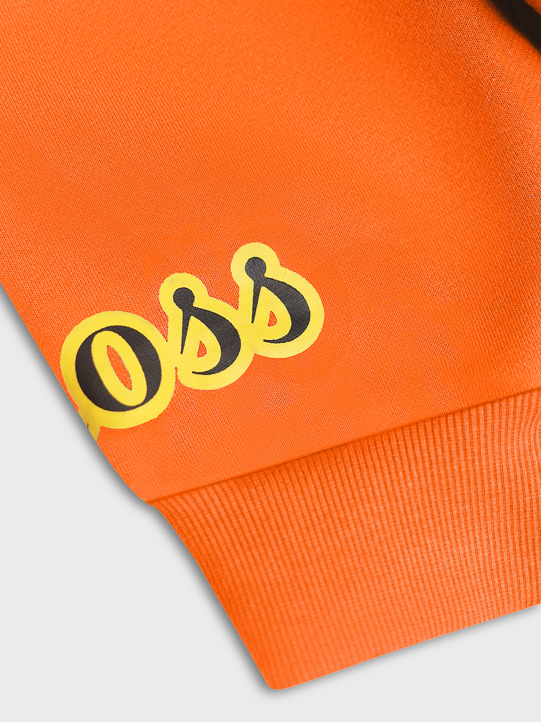 Fleece Oversized Hoodie - tangerine