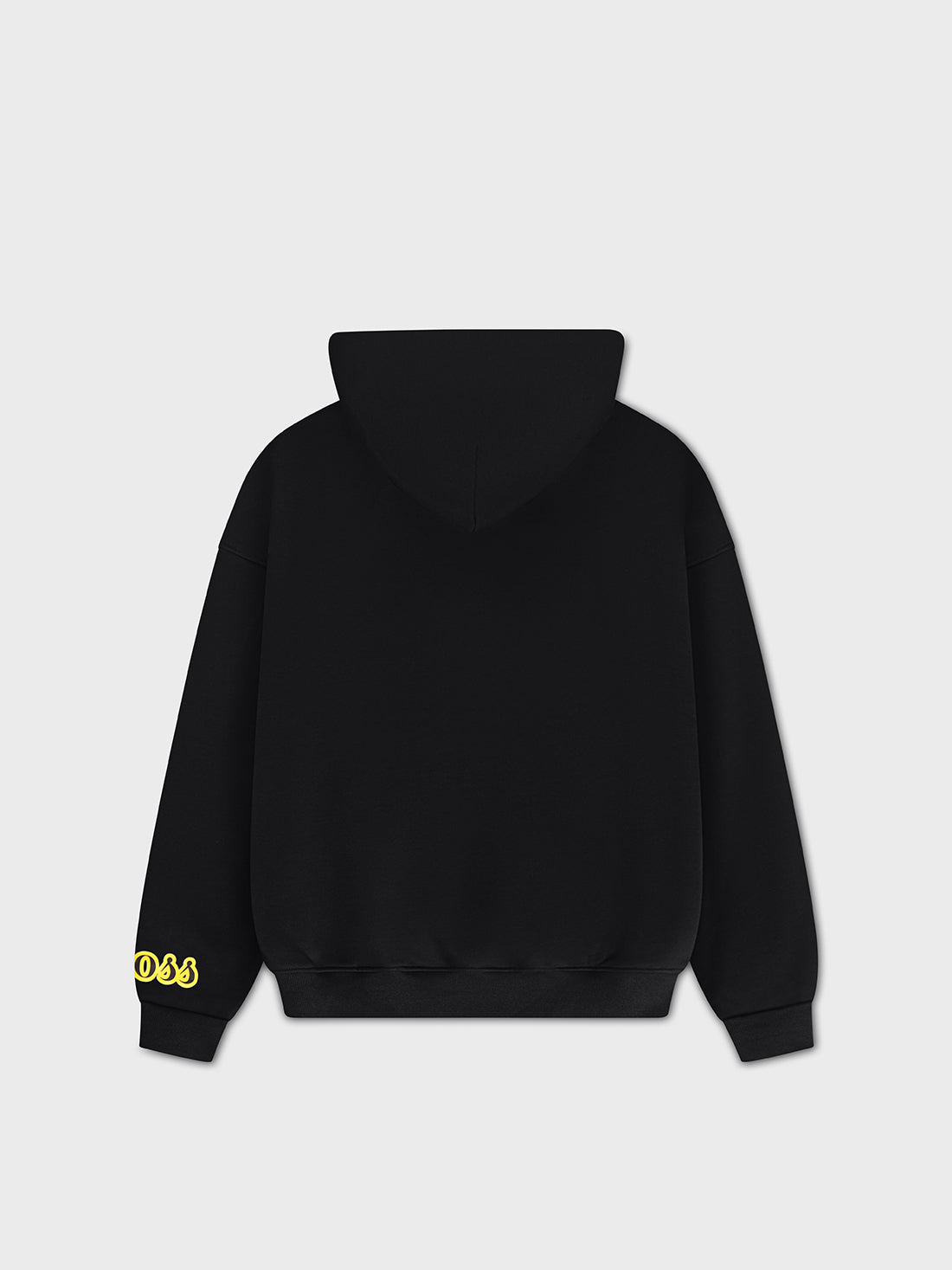 Fleece Oversized Hoodie - Black