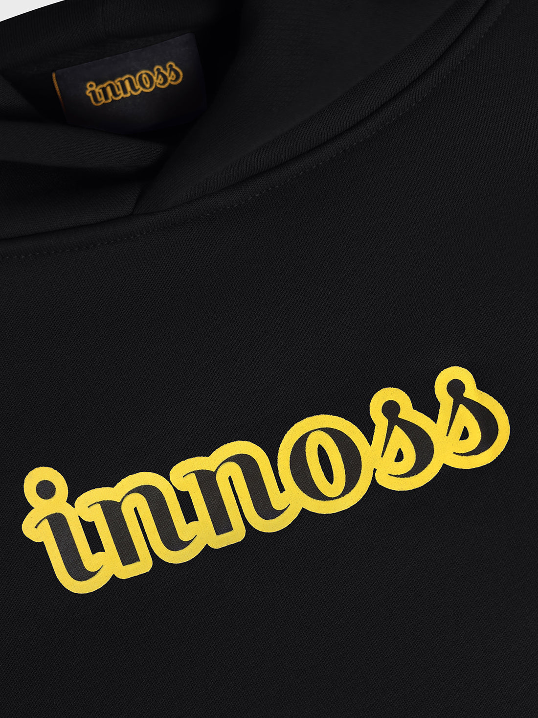 Fleece Oversized Hoodie - Black