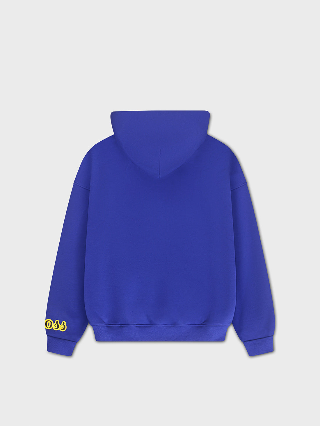 Fleece Oversized Hoodie - royal blue